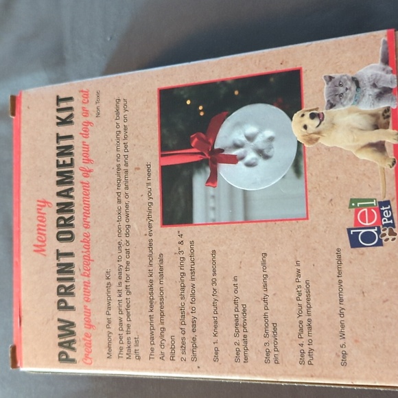 Deli Pet Memory Paw Print Ornament Kit SALE - Picture 5 of 5
